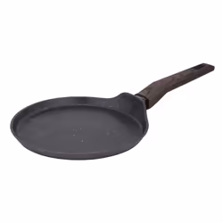 Resto Kitchenware 93025, Rond, Poêle à crêpes, Noir, PFLUON, Aluminium, 3,5 mm