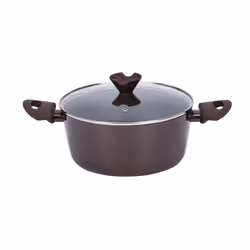 Resto Kitchenware Carina, 4,7 L, Rond, Bordeaux, Aluminium, Marron, Bois
