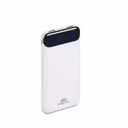Rivacase VA2240, 10000 mAh, Lithium Polymère (LiPo), 3,7 V, 10 W, Blanc