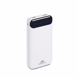 Rivacase VA2280, 20000 mAh, Lithium Polymère (LiPo), 3,7 V, 10 W, Blanc