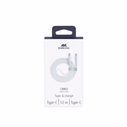 Rivacase PS6005 WT12 câble USB 2,1 m USB 2.0 USB C Blanc - Vue supplémentaire 4