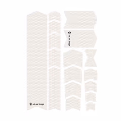 Riesel Design T3-F002, Garde-pieds pour bicyclette, Transparent