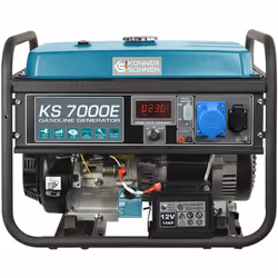 Description générale Le générateur à essence KS 7000E de la marque Könner & Söhnen est conçu pour alimenter efficacement votr ...