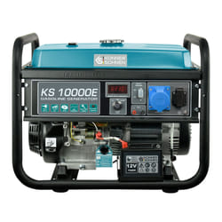 Könner & Söhnen KS 10000E groupe électrogène 7500 W 25 L Essence Noir, Bleu