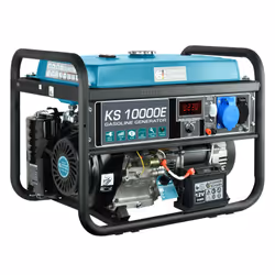 Könner & Söhnen KS 10000E groupe électrogène 7500 W 25 L Essence Noir, Bleu - Vue supplémentaire 2