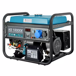 Könner & Söhnen KS 10000E groupe électrogène 7500 W 25 L Essence Noir, Bleu - Vue supplémentaire 3