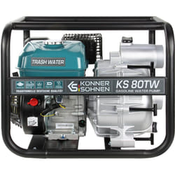 Motopompe 3 pouces spéciale eau de mer 60000l/h moteur 212 cc Könner Söhnen ks 80TW