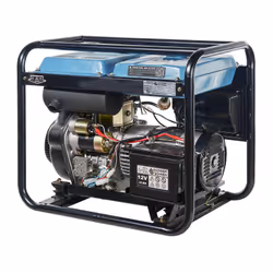 Könner & Söhnen KS 8100HDE groupe électrogène 5000 W 11 L Diesel Couleur aqua, Noir