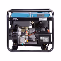 Könner & Söhnen KS 9100HDE-1/3 ATSR groupe électrogène 6000 W 11 L Diesel Couleur aqua, Noir - Vue supplémentaire 4