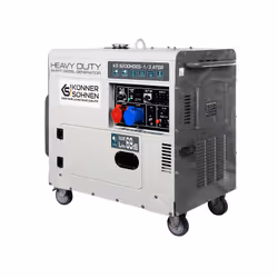 Könner & Söhnen KS 9200HDES-1/3 ATSR groupe électrogène 7000 W 11 L Diesel Acier inoxydable - Vue supplémentaire 2