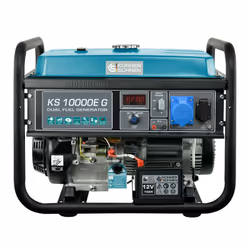 Könner & Söhnen KS 10000E G, 8000 W, 230 V, 25 L, Gaz de pétrole liquéfié, Essence, Manuel/Electronique, 50 Hz