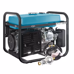 Könner & Söhnen KS 10000E G groupe électrogène 8000 W 25 L Gaz de pétrole liquéfié, Essence Couleur aqua, Noir - Vue supplémentaire 4
