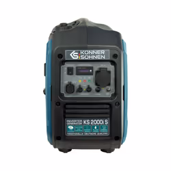 Könner & Söhnen KS 2000I S groupe électrogène 1,8 W 5 L Essence Noir, Turquoise