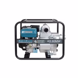 Motopompe 3 pouces spéciale eaux très chargées 60000l/h moteur 269 cc Könner Söhnen KS 80MW