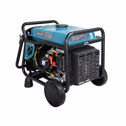 Könner & Söhnen KS 4100iEG groupe électrogène 3600 W 12,5 L Gaz de pétrole liquéfié, Essence Couleur aqua, Noir