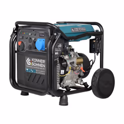 Könner & Söhnen KS 8100iEG, 8000 W, 230 V, 20 L, Gaz de pétrole liquéfié, Essence, Électronique, 50 Hz