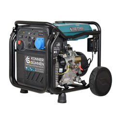 Könner & Söhnen KS 8100iEG groupe électrogène 8000 W 20 L Gaz de pétrole liquéfié, Essence Couleur aqua, Noir