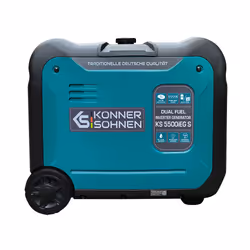 Könner & Söhnen KS 5500iEG S groupe électrogène 5000 W 13,5 L Gaz de pétrole liquéfié, Essence Couleur aqua, Noir - Vue supplémentaire 5