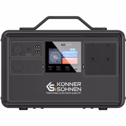 La station électrique portable mobile KS 2400PS de la marque allemande Könner & Söhnen est désormais fabriquée avec des batte ...