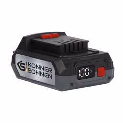 La batterie lithium 20 V 2 Ah de Könner & Söhnen® est compatible avec tous les outils de jardin Könner & Söhnen®. Convient po ...