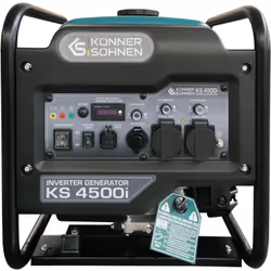 Le groupe électrogène essence onduleur KS 4500i avec une puissance nominale de 4,2 kW fournit une alimentation électrique sta ...