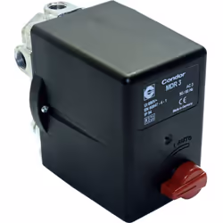 Informations techniques Poids : 708 g Interrupteur à pression Condor MDR3 / 400 V / 10 BAR / 4-6,3 A / 3/8 pouces IG - 3 abag ...