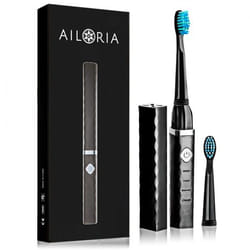 Ailoria Flash Travel Adulte Brosse à dents à ultrasons Noir