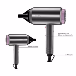 Ailoria RESPIRE sèche-cheveux 2200 W Métallique, Rose