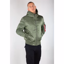 Bomber à capuche Alpha Industries MA-1