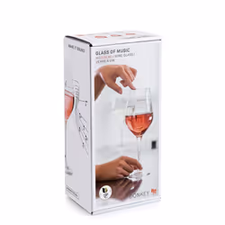 Donkey Products Glass of Music 540 ml Verre de vin blanc