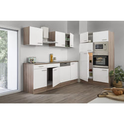 Cuisine Kitchenette vide Chêne York Blanc Oliver 340 cm Respekta