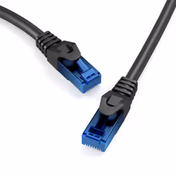 KabelDirekt 4260414840708 câble de réseau Noir 7,5 m Cat6 U/UTP (UTP)