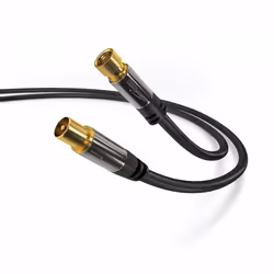 KabelDirekt 4260414843693, 10 m, Type F, RCA, Noir