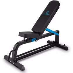 Banc dentraînement réglable noir métal 300 kg - CAPITAL SPORTS - Adjustar
