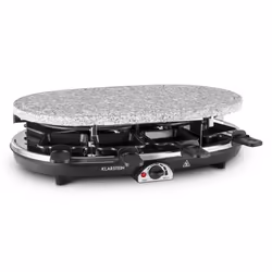 Klarstein 10028449 raclette 8 personne(s) Noir, Gris, Blanc