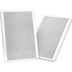Pronomic FLS-540 WH paire de panneaux plats haut-parleurs muraux boîtier blanc 160 Watt