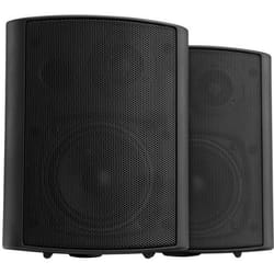 Pronomic USP-660 BK paire ELA/HiFi haut-parleurs muraux enceinte noire 240 Watt