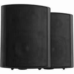 Pronomic USP-430 BK paire ELA/HiFi haut-parleurs muraux enceinte noire 120 Watt