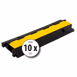 10x SET Pronomic Protector 1-100 passage de câble 1-canal avec emboîtement