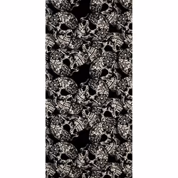 Modeka Skulls Chapellerie multifonctionnel, noir-gris pour Hommes - Vue supplémentaire 2
