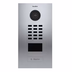 DoorBird D2101V, Acier inoxydable, IP65, Acier inoxydable, Boutons, IEEE 802.3af, 720p