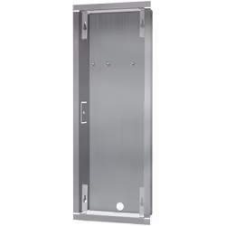 DoorBird 423860728, Boîtier de montage de surface, Acier inoxydable, DoorBird, Acier inoxydable, D21DKV, 151,5 mm