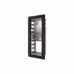 DoorBird D1101V, Boîtier de montage encastré, Noir, Acier inoxydable, DoorBird, Acier inoxydable, 40 mm, 31,2 mm