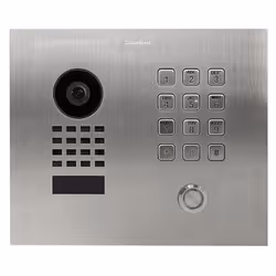 DoorBird D1101KH, Noir, Acier inoxydable, IP65, Acier inoxydable, 10,100 Mbit/s, 10/100Base-T(X), HTTP, HTTPS, SSL/TLS, Bonjo ...