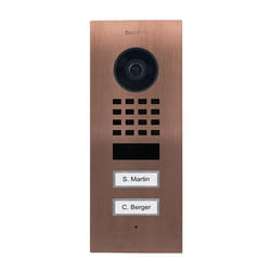 DoorBird D1102V système vidéophone Acier brossé
