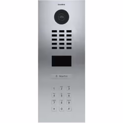 Portier vidéo ip avec lecteur de badge rfid - D2101KV V2 Inox