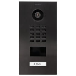 DoorBird D2101V système vidéophone Noir