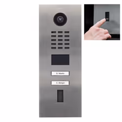 DoorBird D2102FV système vidéophone Acier inoxydable