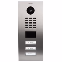 DoorBird D2103V, Acier inoxydable, IP65, Acier inoxydable, Acier inoxydable, Boutons, 10,100 Mbit/s