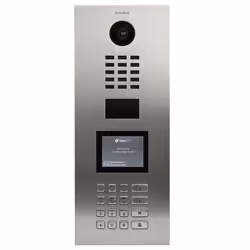 DoorBird D21DKV, 8,89 cm (3.5"), Acier inoxydable, IP65, Acier inoxydable, Acier inoxydable, 10,100 Mbit/s